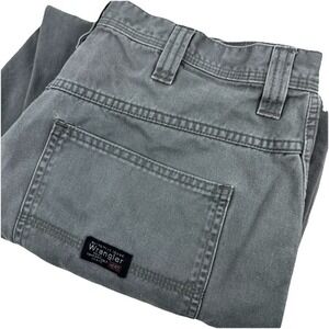 Wrangler Hero Jeans Grey/Gray Mens Workwear Carpenter 34W‎ X 25L
